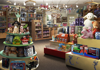 儿童玩具店3D效果图